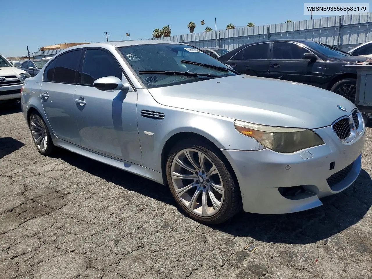2006 BMW M5 VIN: WBSNB93556B583179 Lot: 60506066