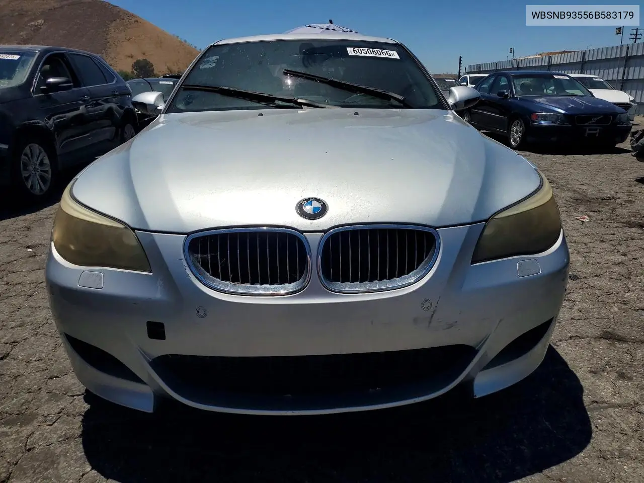 2006 BMW M5 VIN: WBSNB93556B583179 Lot: 60506066