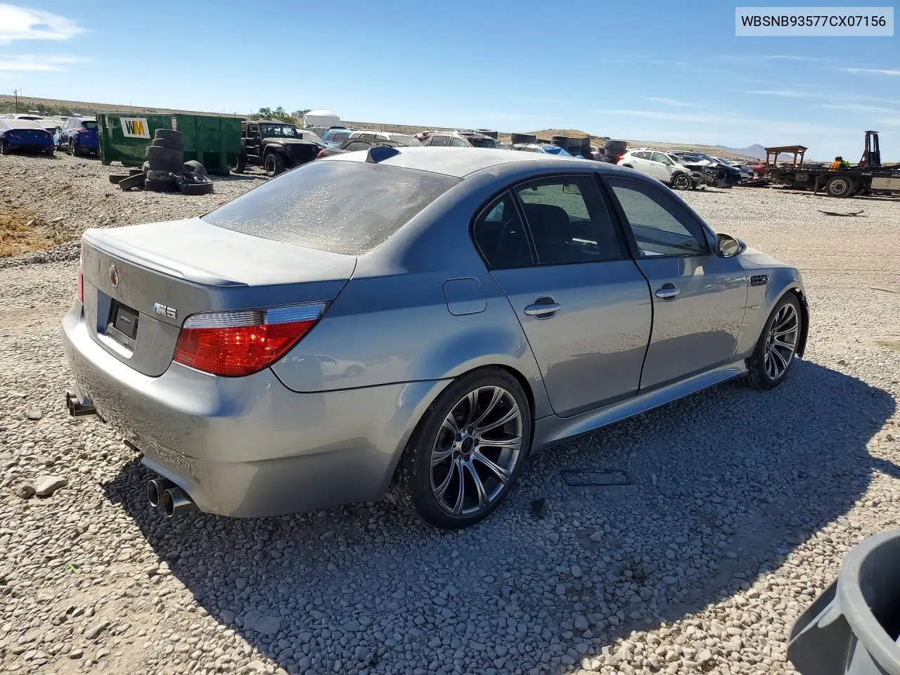2007 BMW M5 VIN: WBSNB93577CX07156 Lot: 57553996