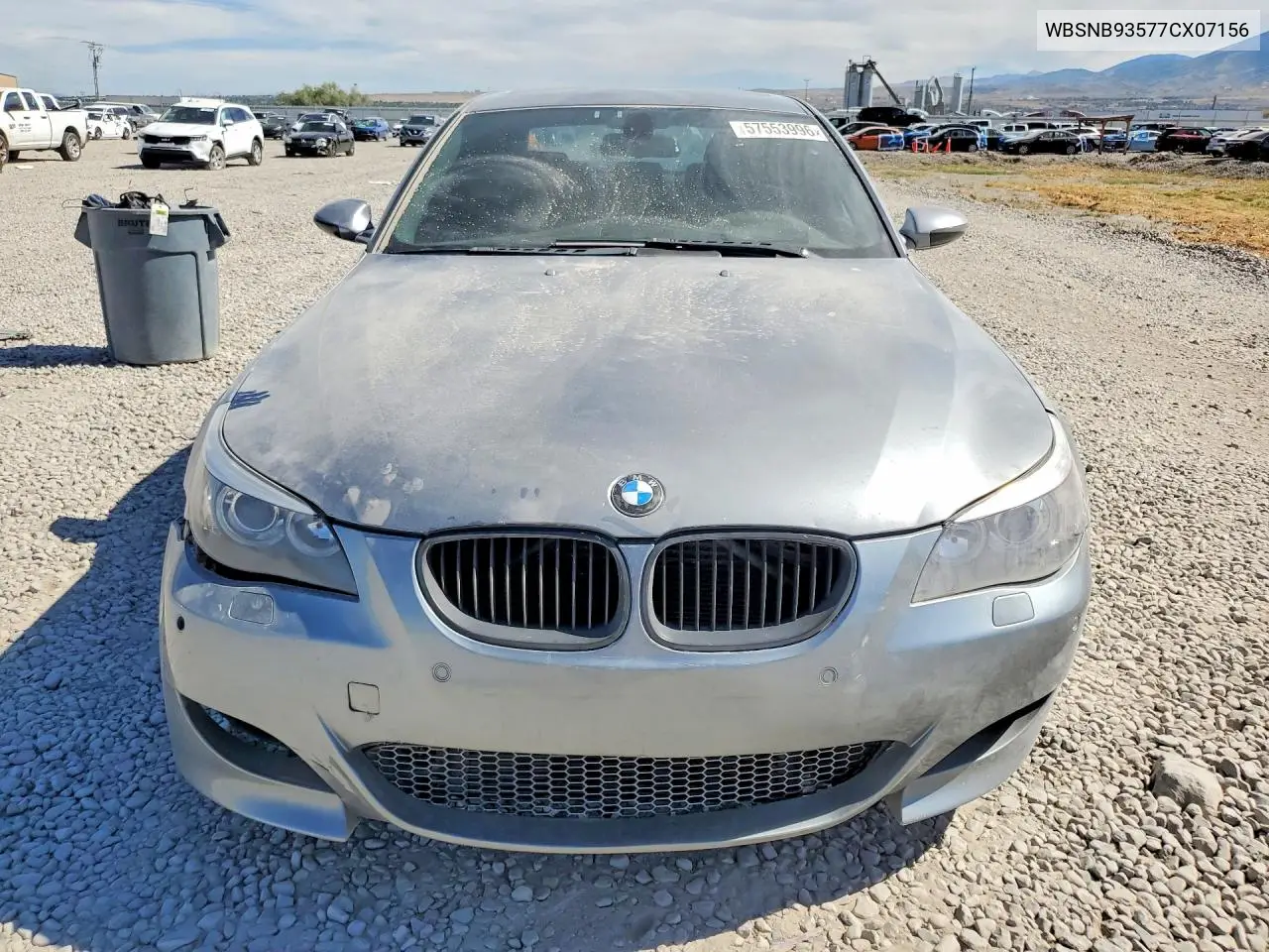 2007 BMW M5 VIN: WBSNB93577CX07156 Lot: 57553996