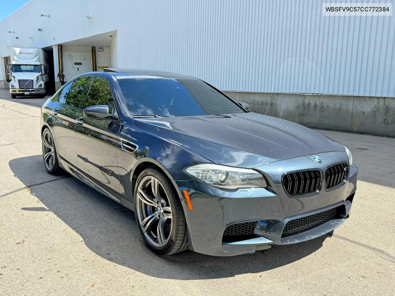 2012 BMW M5 VIN: WBSFV9C57CC772384 Lot: 56181486