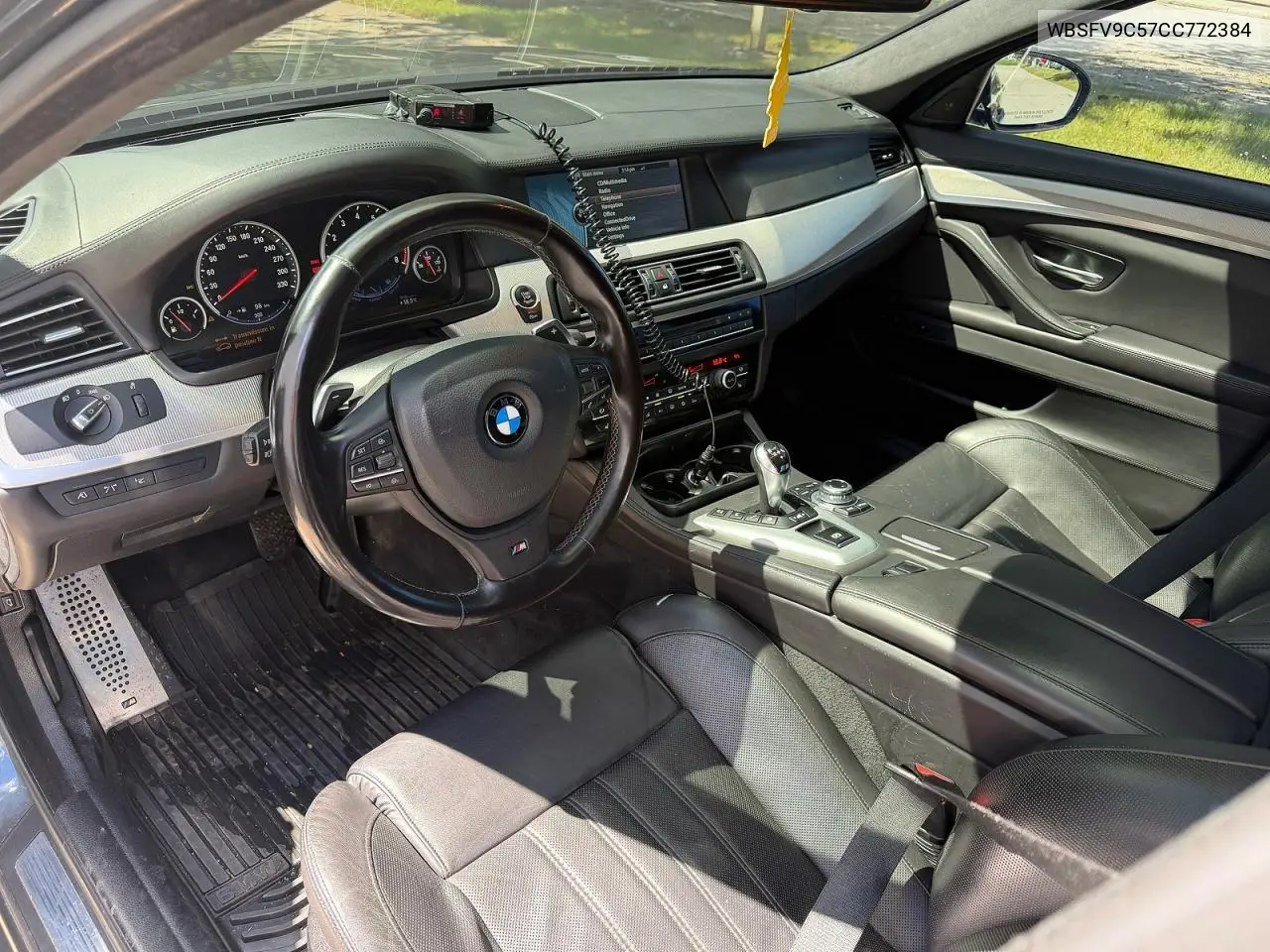 2012 BMW M5 VIN: WBSFV9C57CC772384 Lot: 56181486