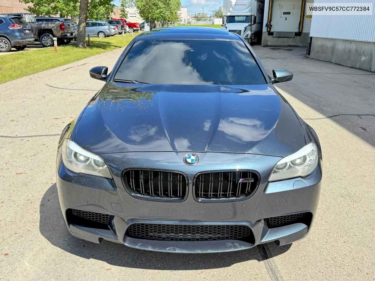 2012 BMW M5 VIN: WBSFV9C57CC772384 Lot: 56181486