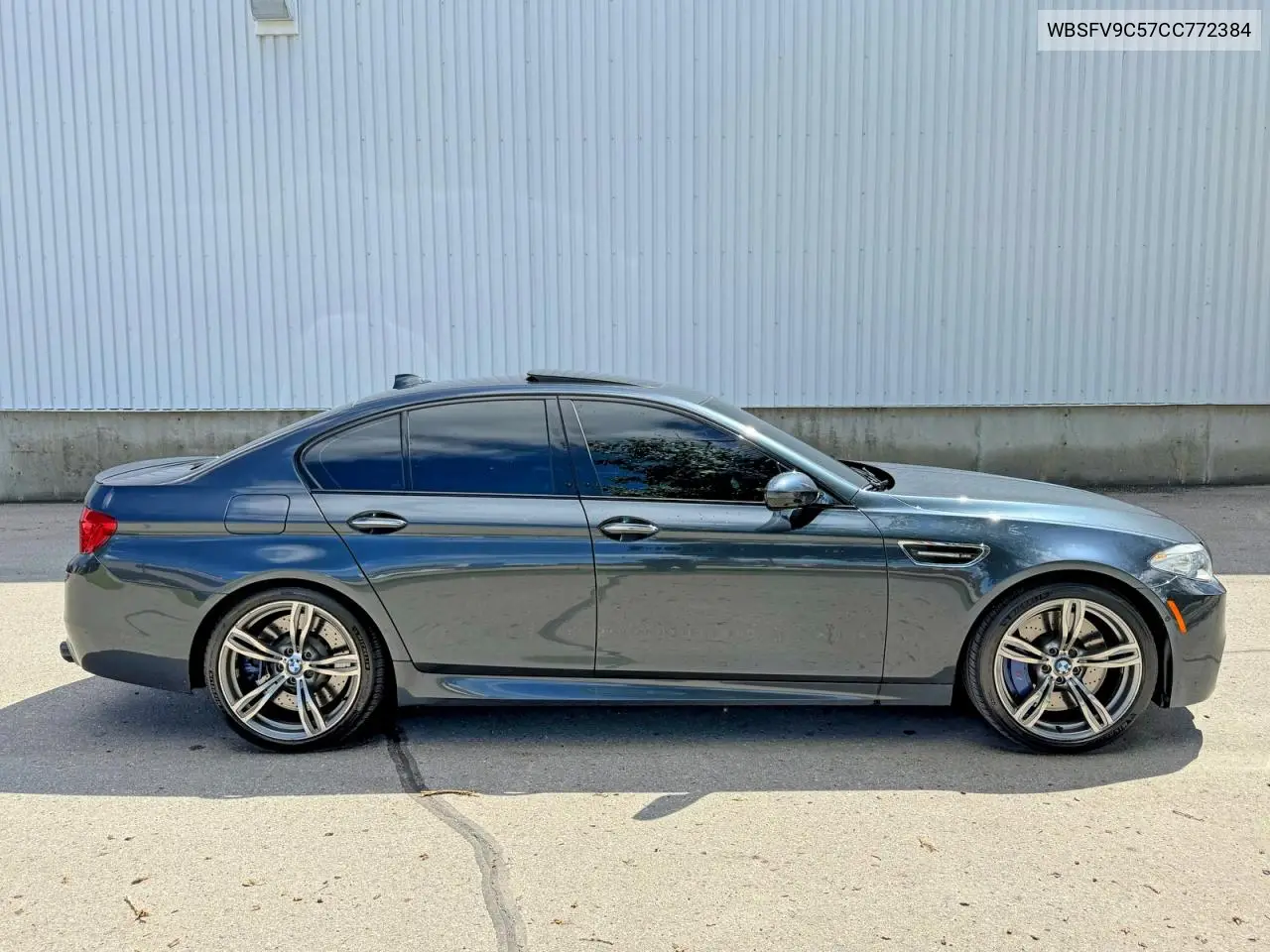 2012 BMW M5 VIN: WBSFV9C57CC772384 Lot: 56181486