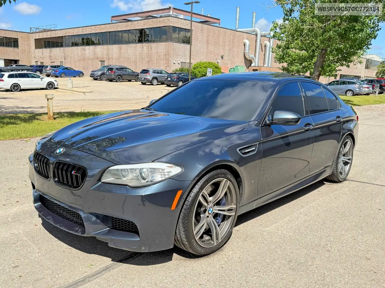 2012 BMW M5 VIN: WBSFV9C57CC772384 Lot: 56181486