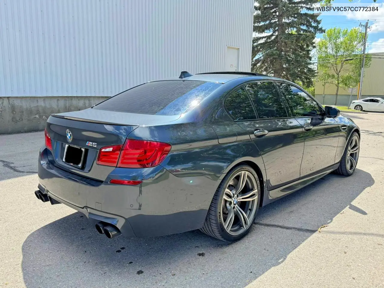 2012 BMW M5 VIN: WBSFV9C57CC772384 Lot: 56181486