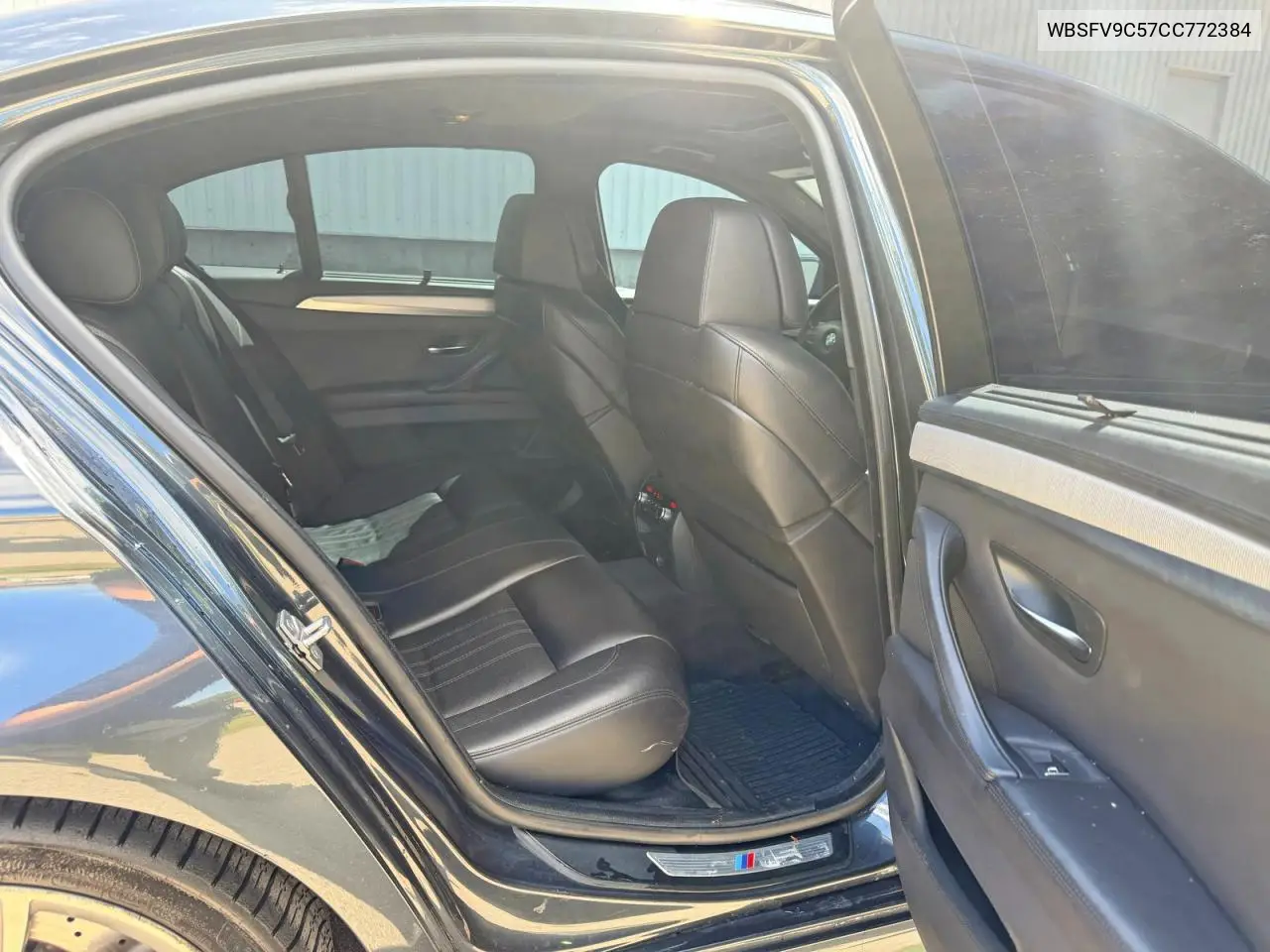 2012 BMW M5 VIN: WBSFV9C57CC772384 Lot: 56181486
