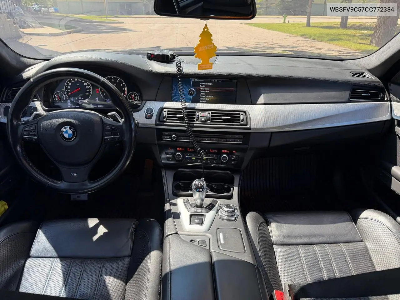 2012 BMW M5 VIN: WBSFV9C57CC772384 Lot: 56181486