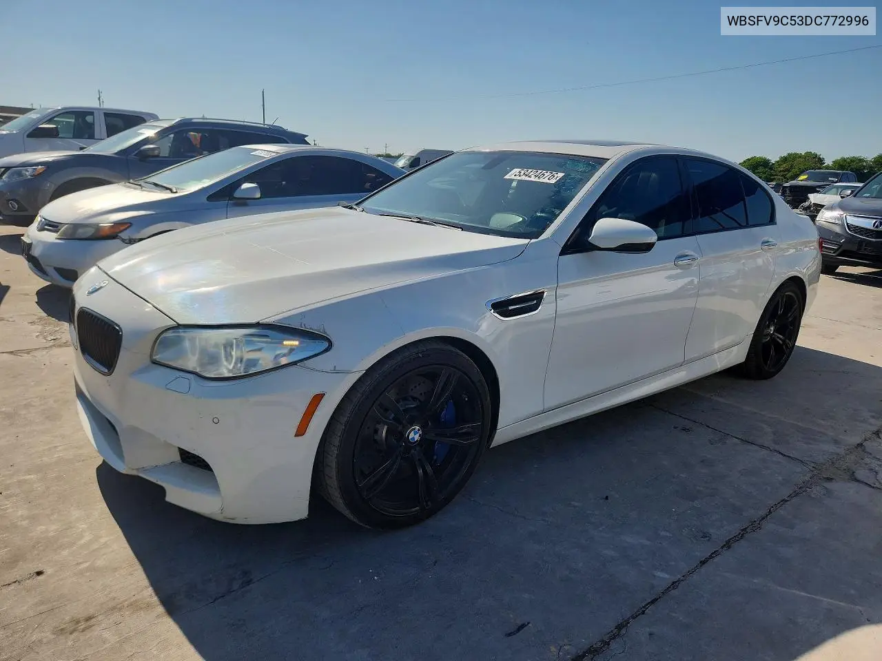 2013 BMW M5 VIN: WBSFV9C53DC772996 Lot: 53424676