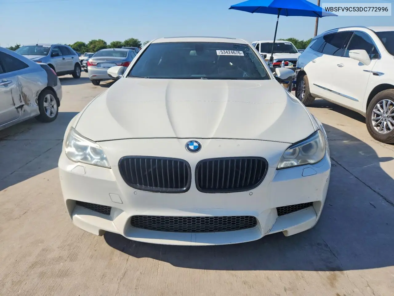 2013 BMW M5 VIN: WBSFV9C53DC772996 Lot: 53424676