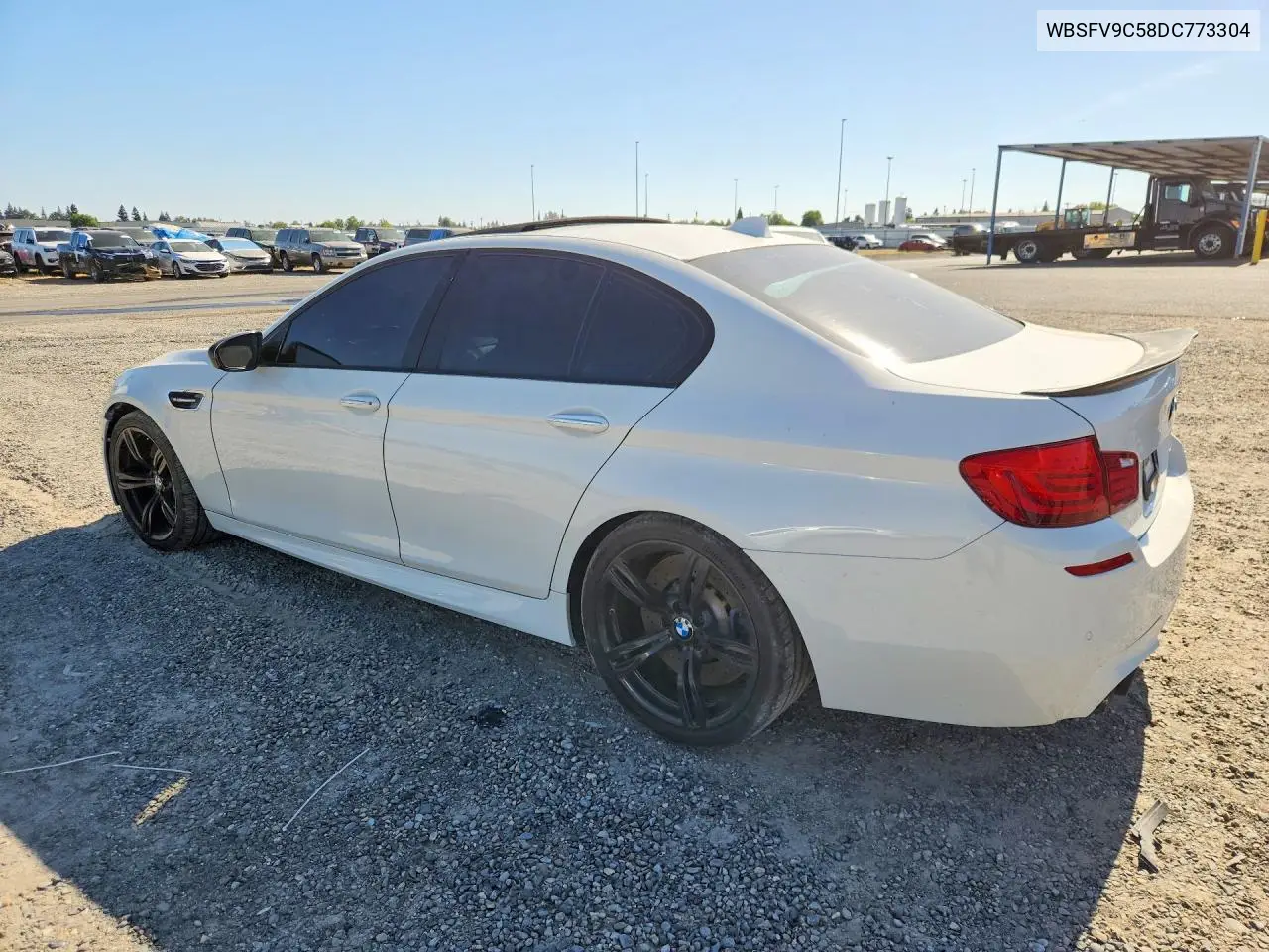 2013 BMW M5 VIN: WBSFV9C58DC773304 Lot: 54652596