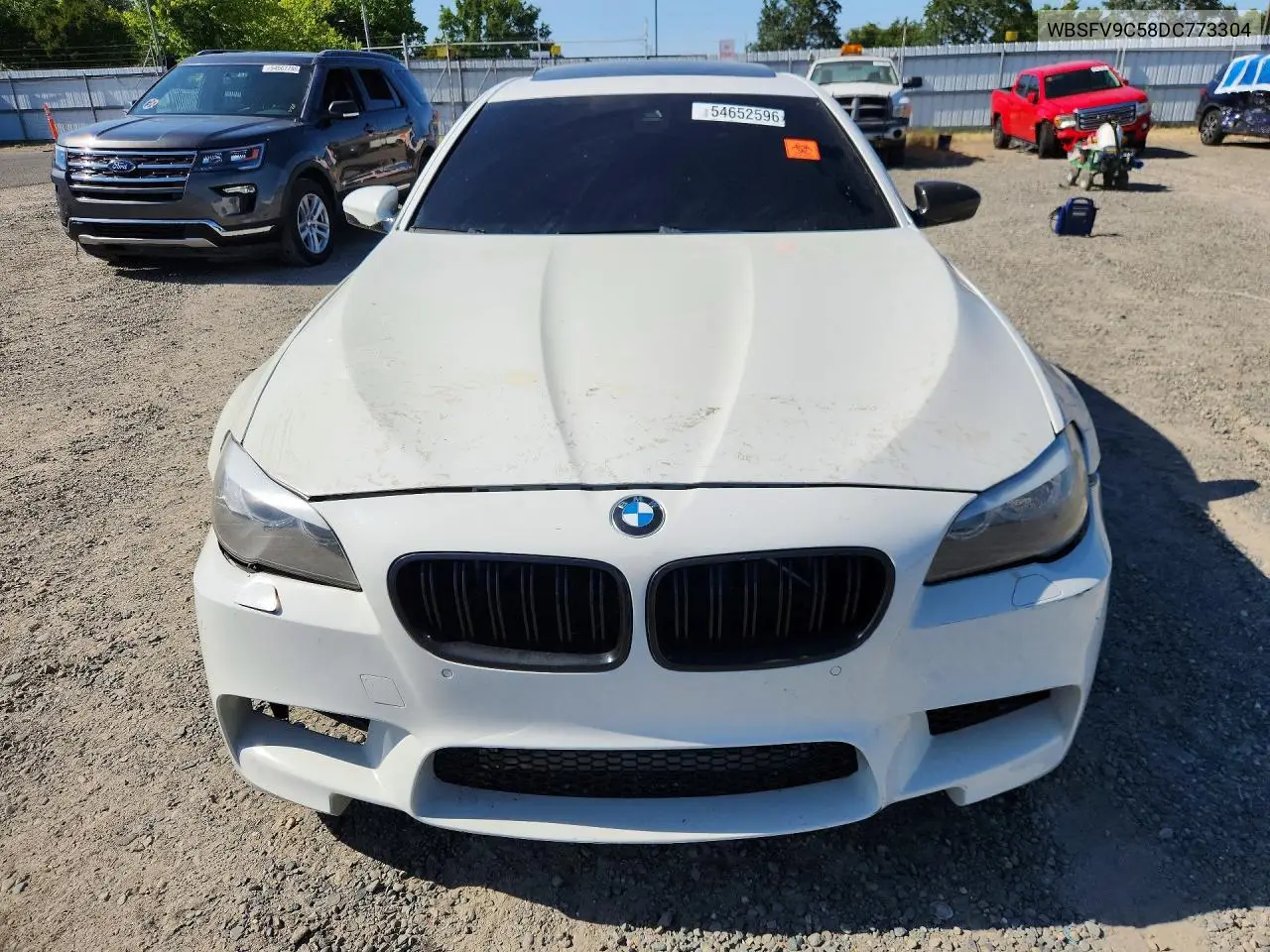 2013 BMW M5 VIN: WBSFV9C58DC773304 Lot: 54652596