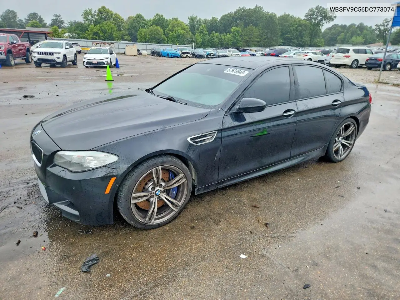 2013 BMW M5 VIN: WBSFV9C56DC773074 Lot: 57679846