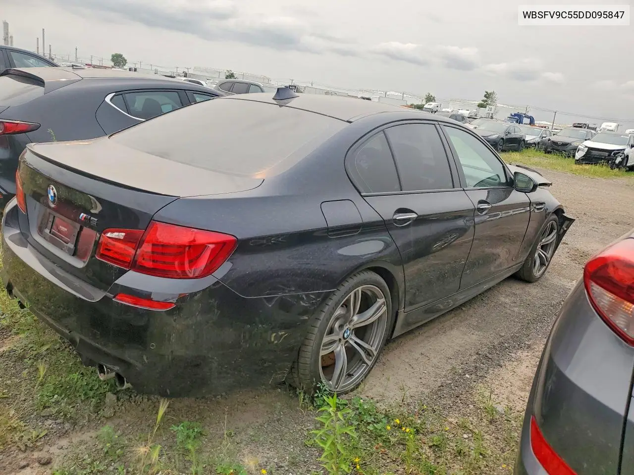 2013 BMW M5 VIN: WBSFV9C55DD095847 Lot: 57896126