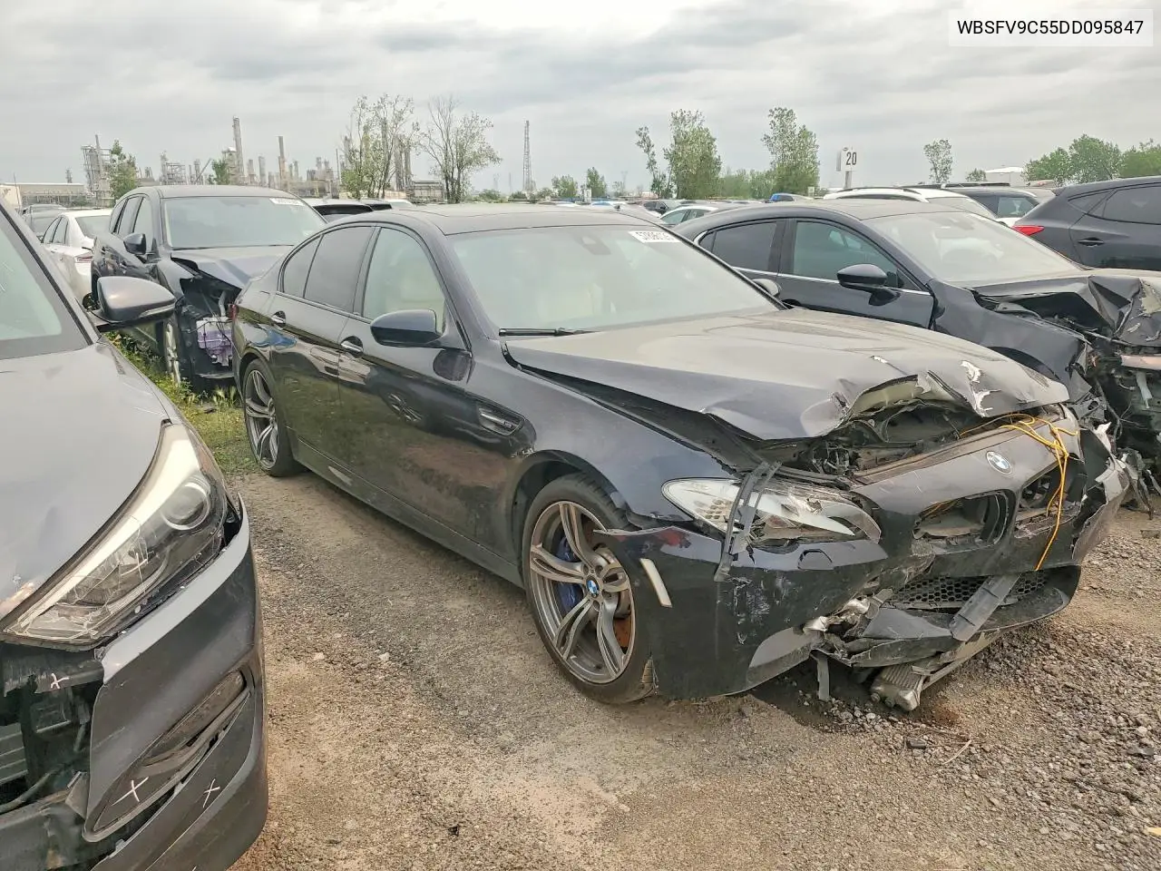 2013 BMW M5 VIN: WBSFV9C55DD095847 Lot: 57896126