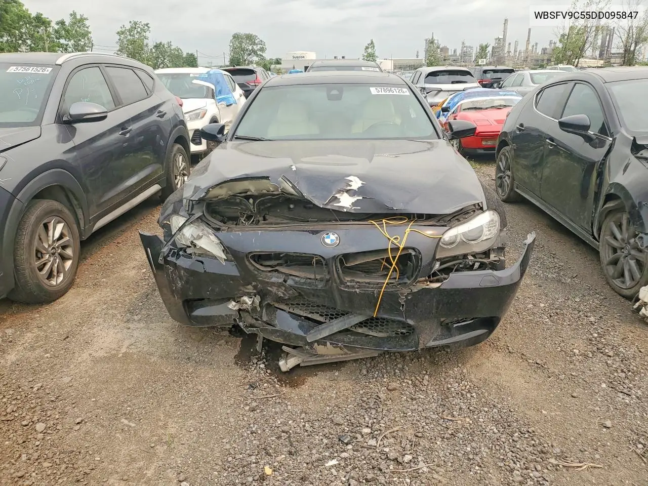 2013 BMW M5 VIN: WBSFV9C55DD095847 Lot: 57896126
