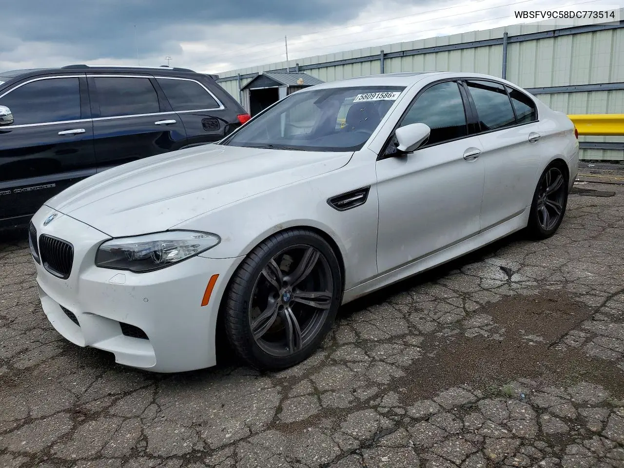 2013 BMW M5 VIN: WBSFV9C58DC773514 Lot: 58091586