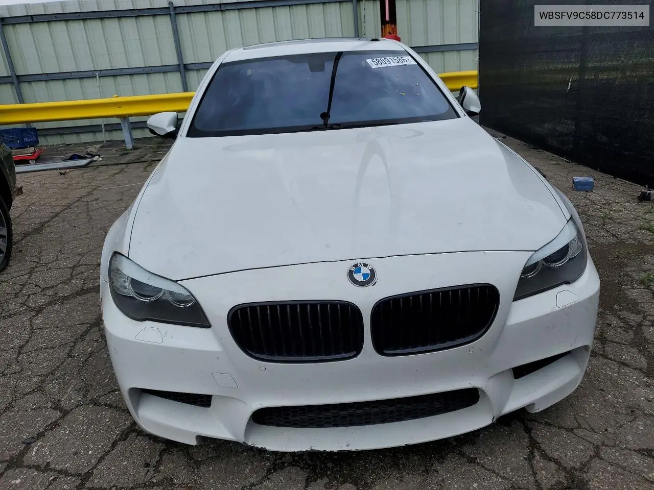 2013 BMW M5 VIN: WBSFV9C58DC773514 Lot: 58091586