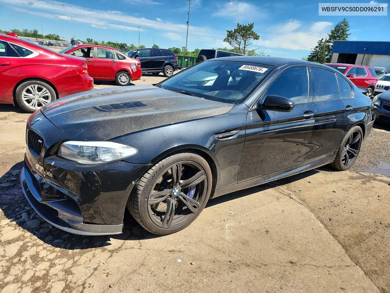 2013 BMW M5 VIN: WBSFV9C50DD096291 Lot: 58488676