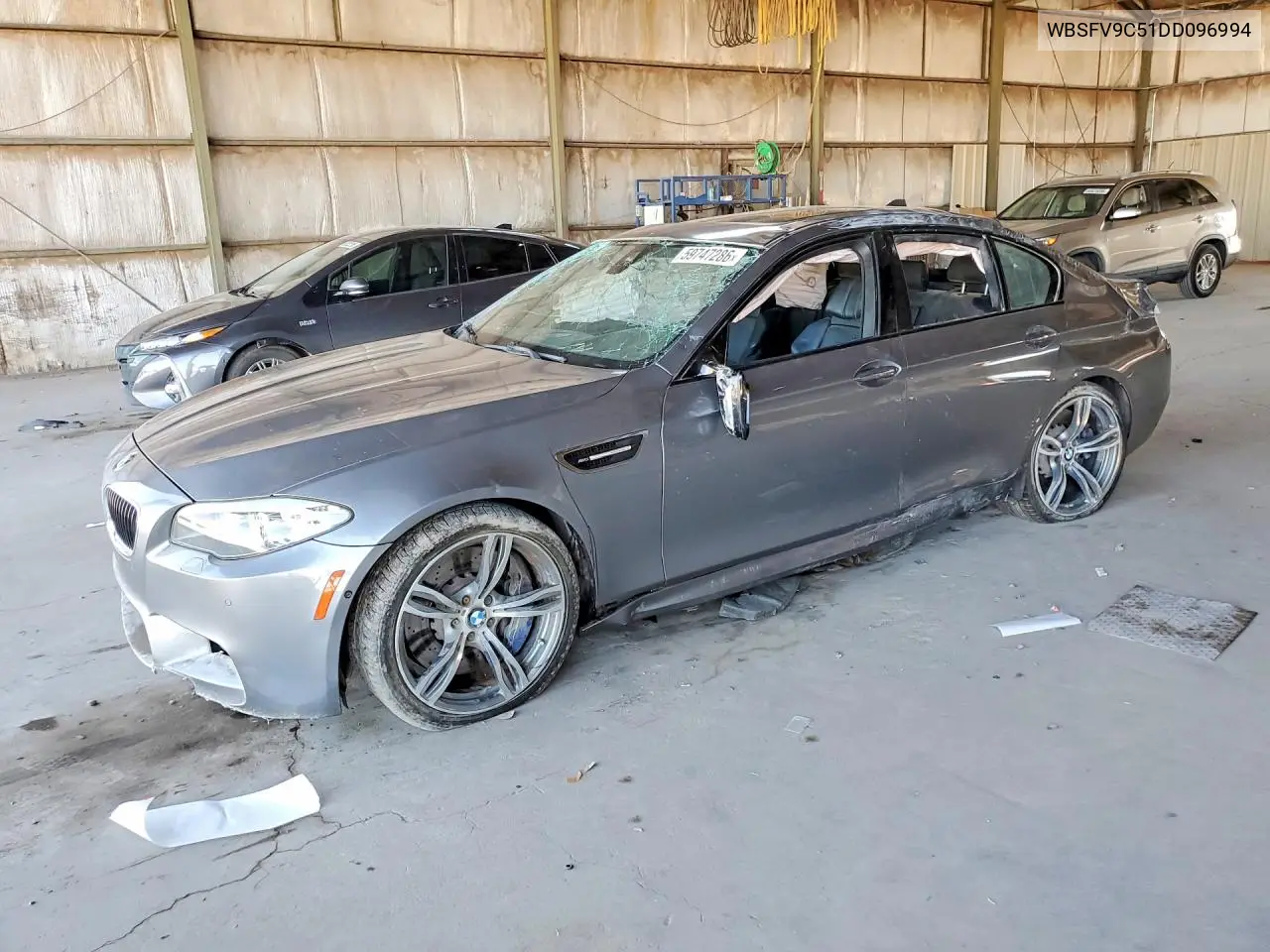 2013 BMW M5 VIN: WBSFV9C51DD096994 Lot: 59747286