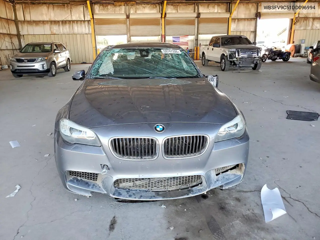 2013 BMW M5 VIN: WBSFV9C51DD096994 Lot: 59747286