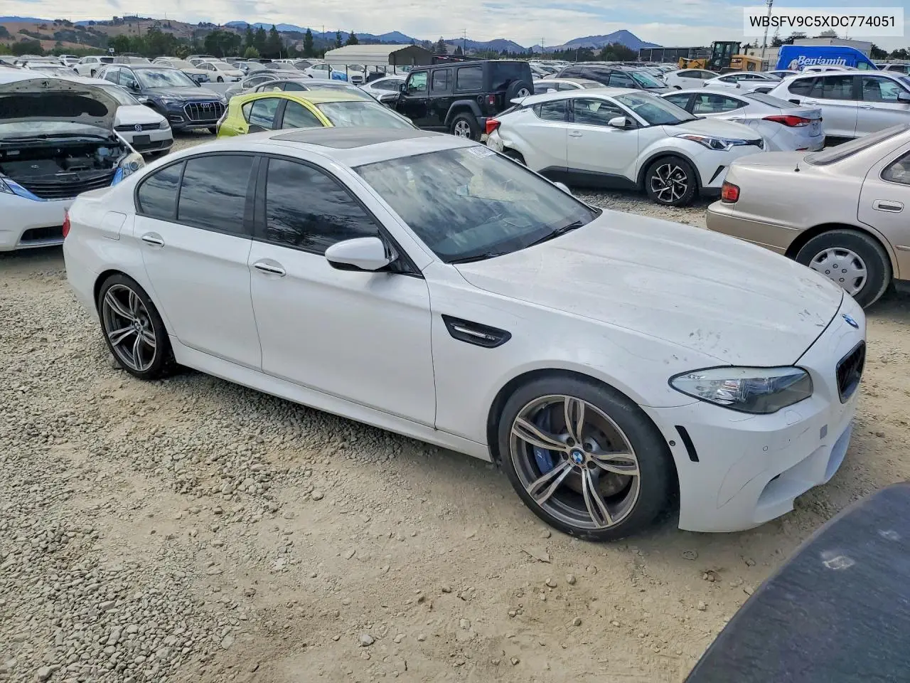 2013 BMW M5 VIN: WBSFV9C5XDC774051 Lot: 61963496