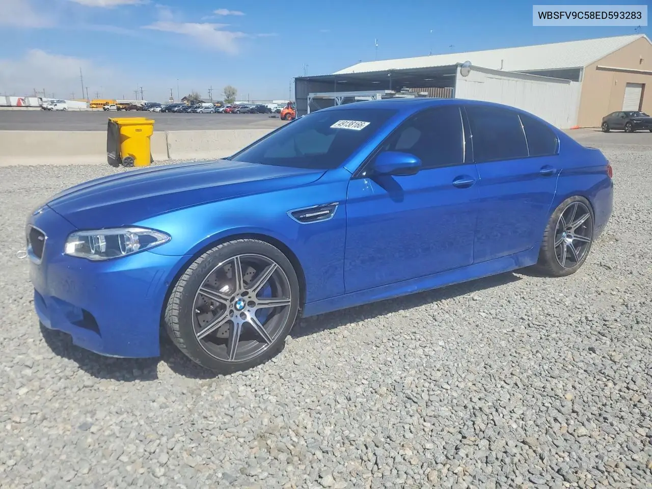2014 BMW M5 VIN: WBSFV9C58ED593283 Lot: 49138166