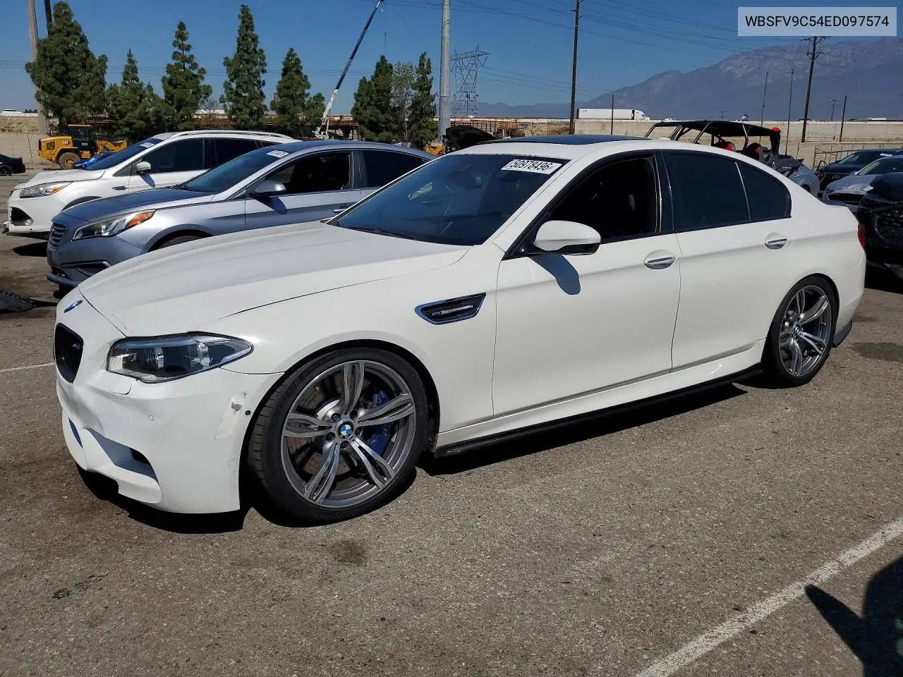2014 BMW M5 VIN: WBSFV9C54ED097574 Lot: 50978496