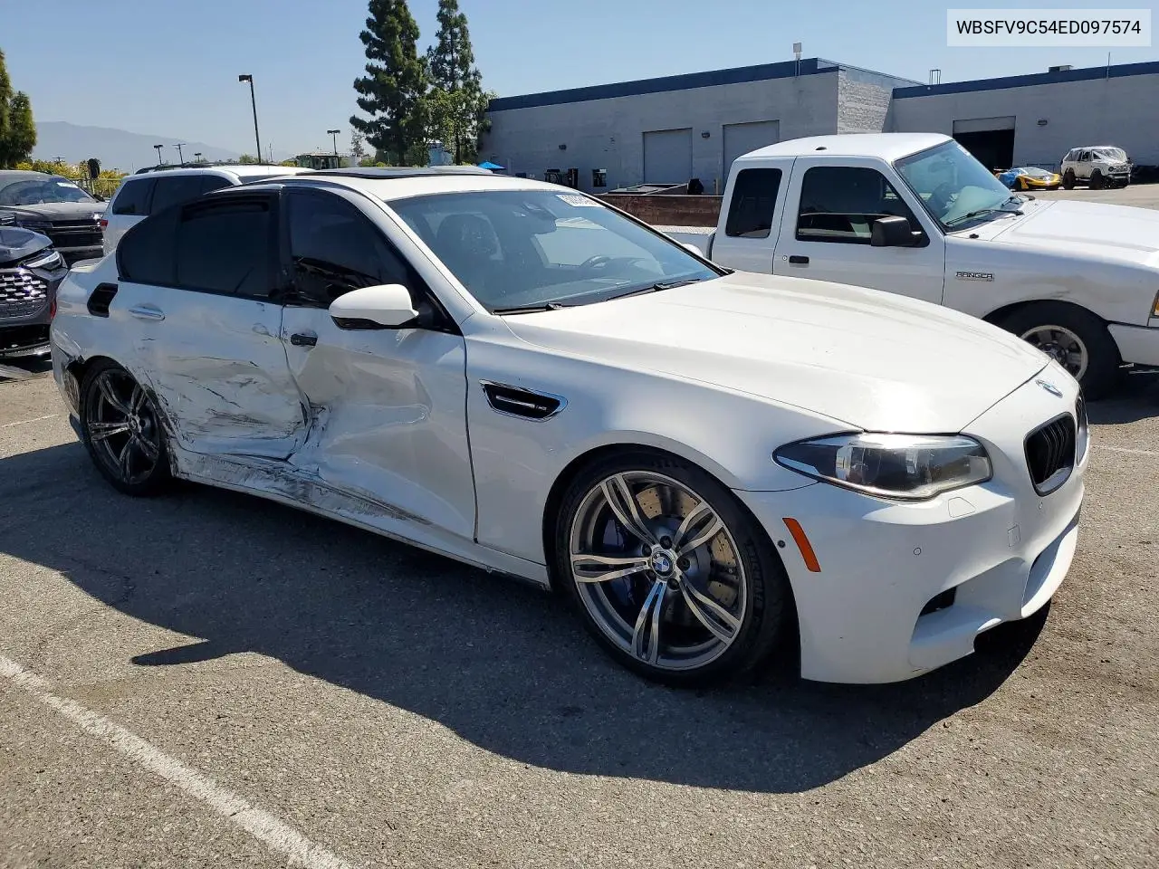 2014 BMW M5 VIN: WBSFV9C54ED097574 Lot: 50978496