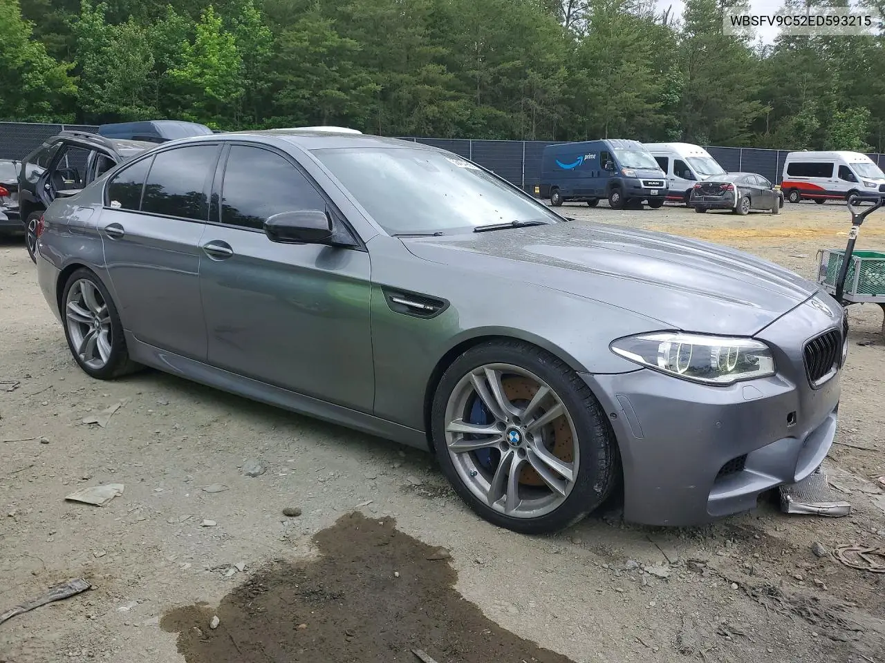 2014 BMW M5 VIN: WBSFV9C52ED593215 Lot: 56404966