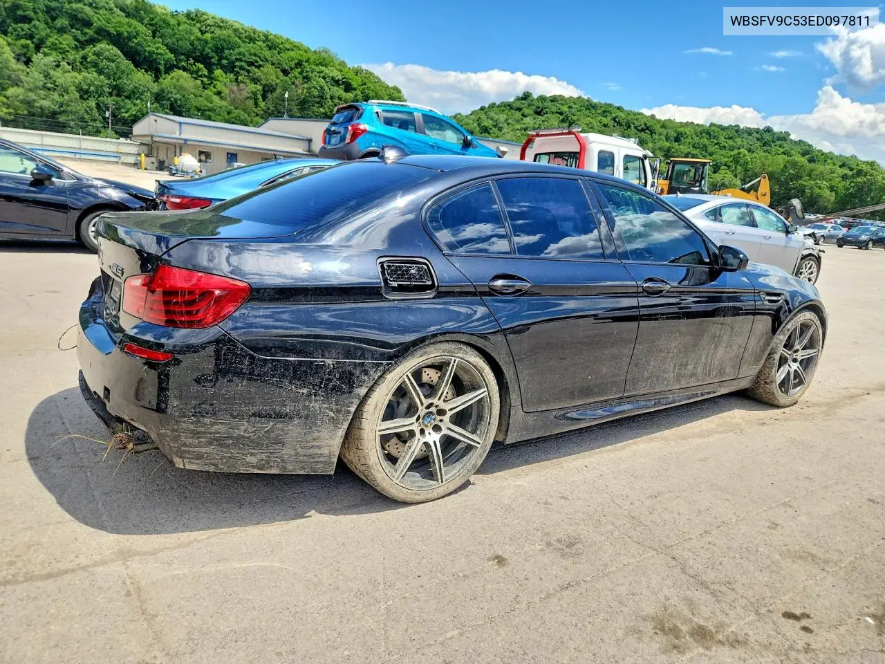 2014 BMW M5 VIN: WBSFV9C53ED097811 Lot: 57948146
