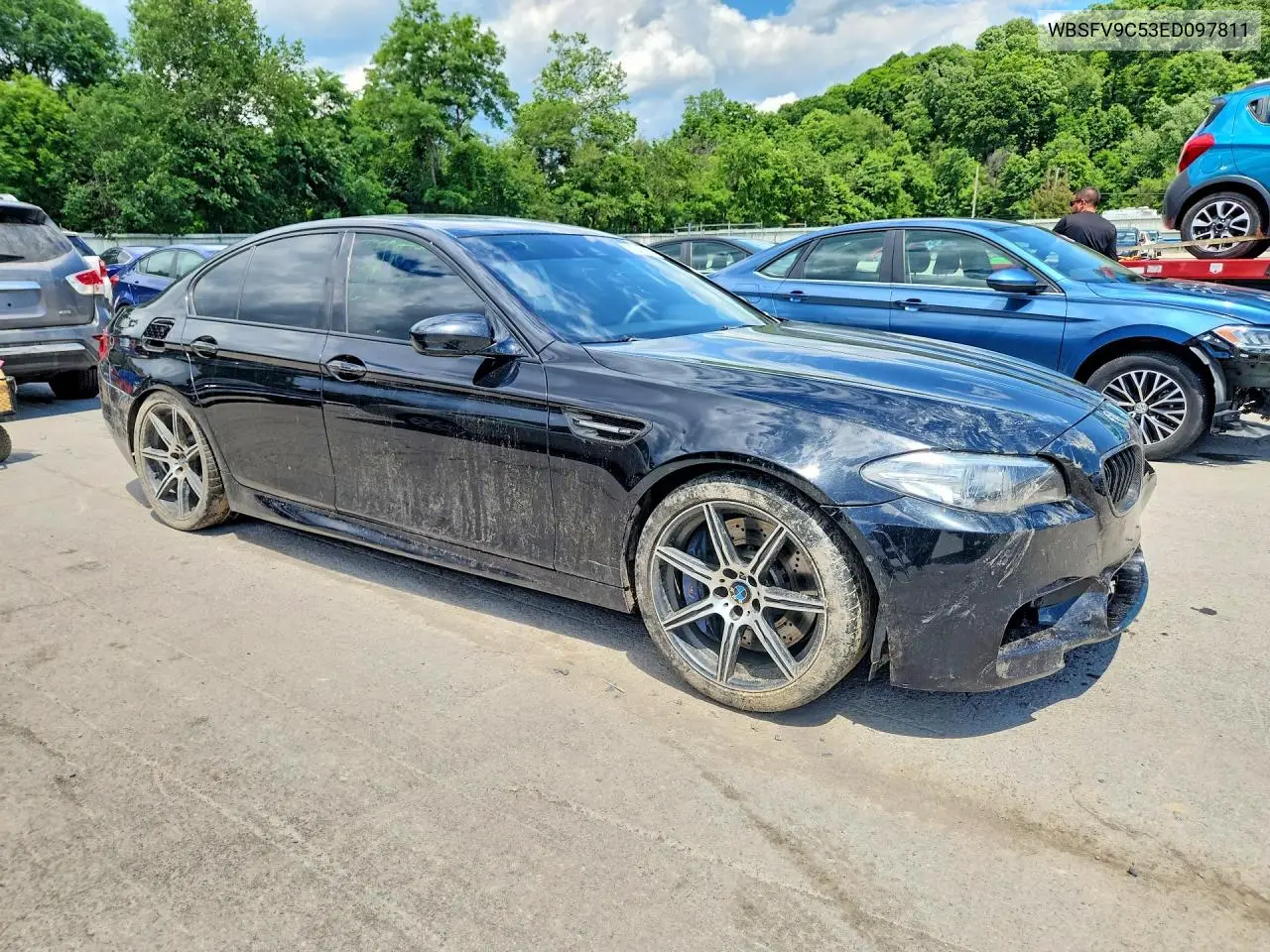 2014 BMW M5 VIN: WBSFV9C53ED097811 Lot: 57948146