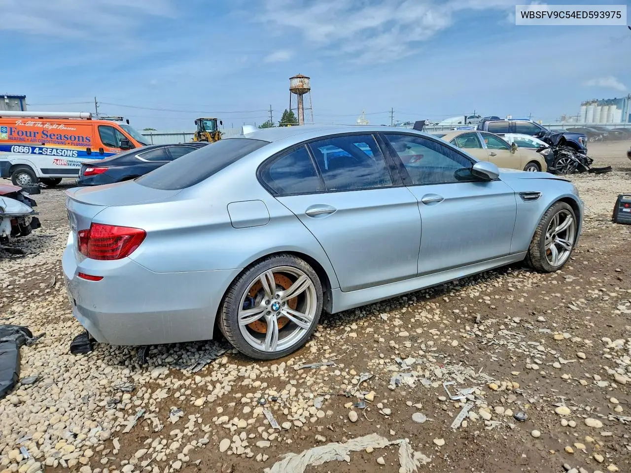 2014 BMW M5 VIN: WBSFV9C54ED593975 Lot: 58420116