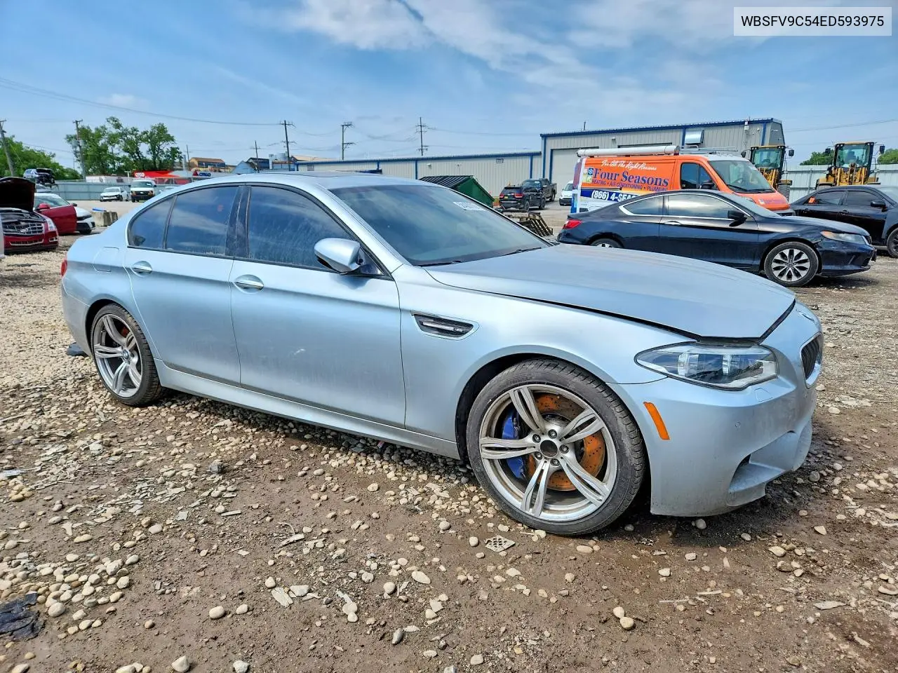 2014 BMW M5 VIN: WBSFV9C54ED593975 Lot: 58420116