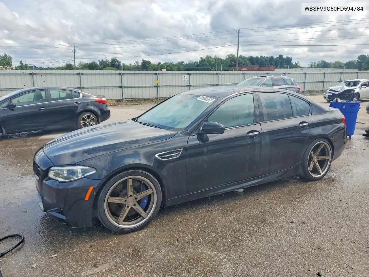 2015 BMW M5 VIN: WBSFV9C50FD594784 Lot: 58251816