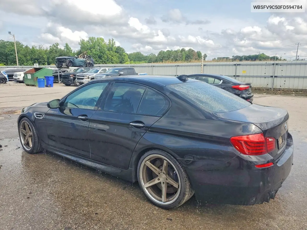 2015 BMW M5 VIN: WBSFV9C50FD594784 Lot: 58251816