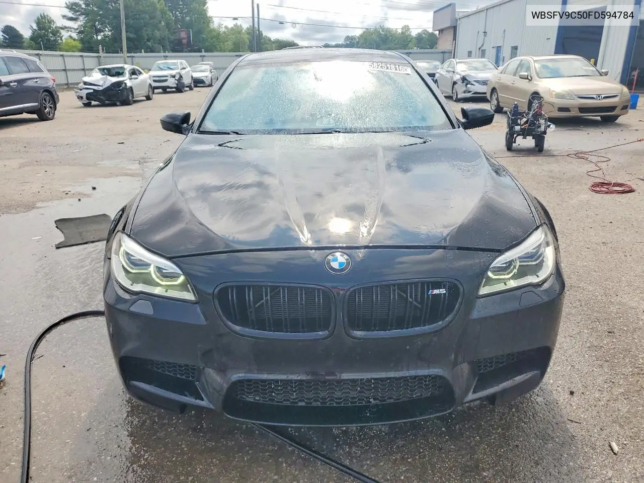 2015 BMW M5 VIN: WBSFV9C50FD594784 Lot: 58251816