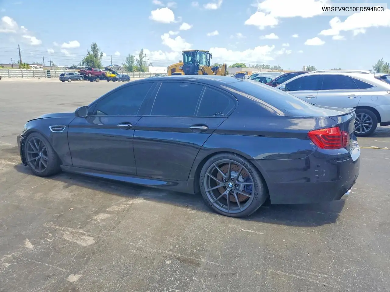 2015 BMW M5 VIN: WBSFV9C50FD594803 Lot: 62100816