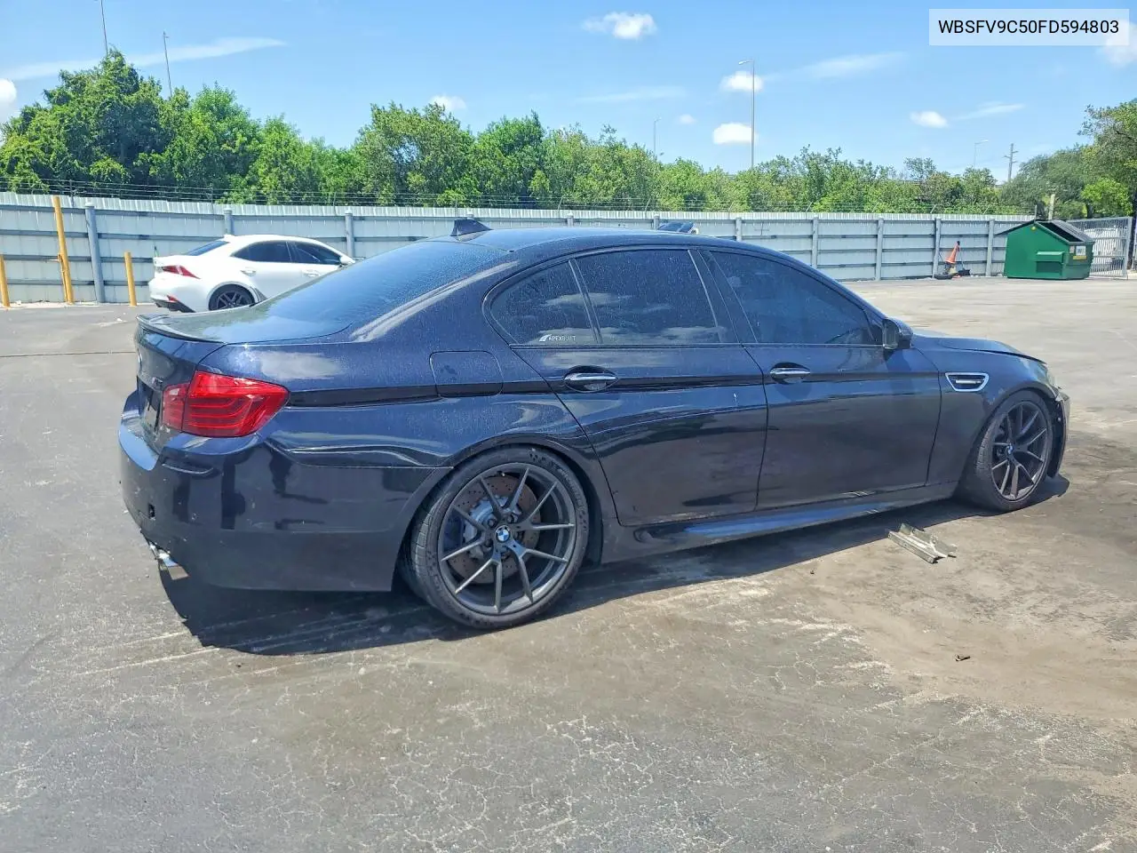 2015 BMW M5 VIN: WBSFV9C50FD594803 Lot: 62100816