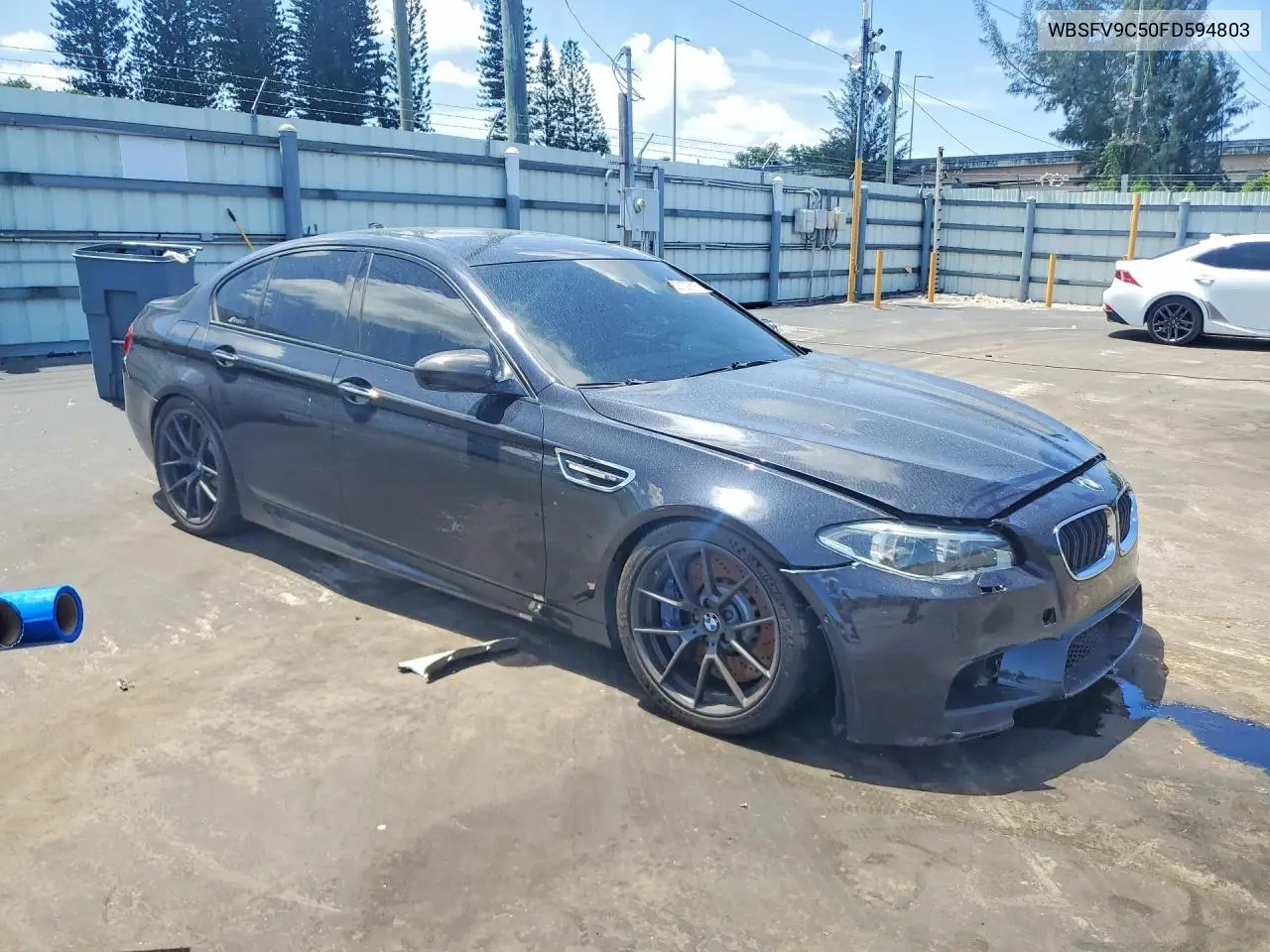 2015 BMW M5 VIN: WBSFV9C50FD594803 Lot: 62100816
