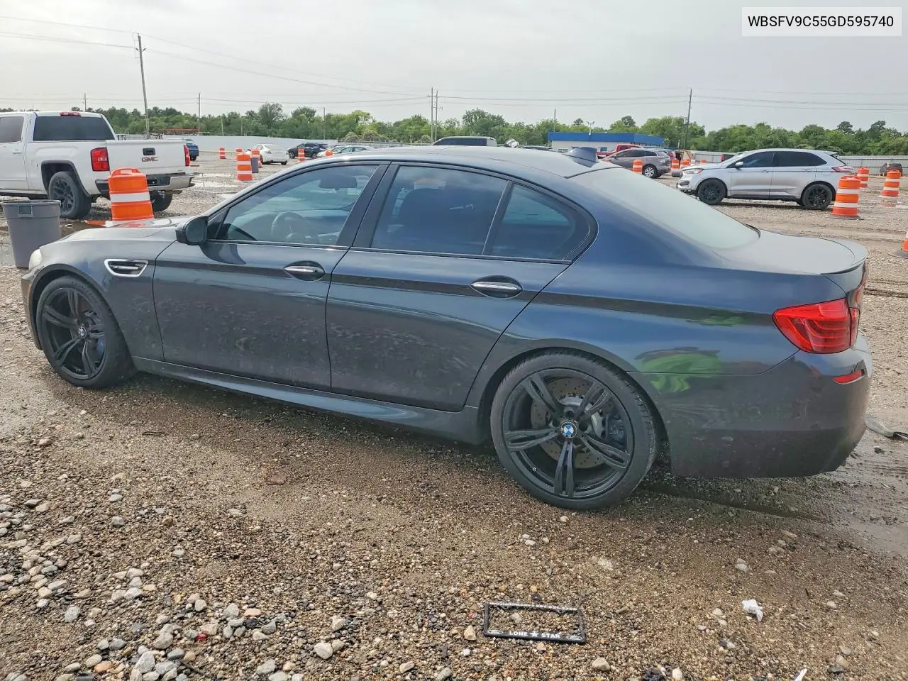 2016 BMW M5 VIN: WBSFV9C55GD595740 Lot: 60827926