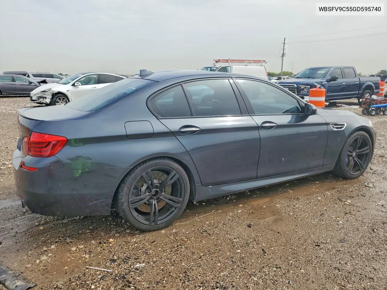 2016 BMW M5 VIN: WBSFV9C55GD595740 Lot: 60827926