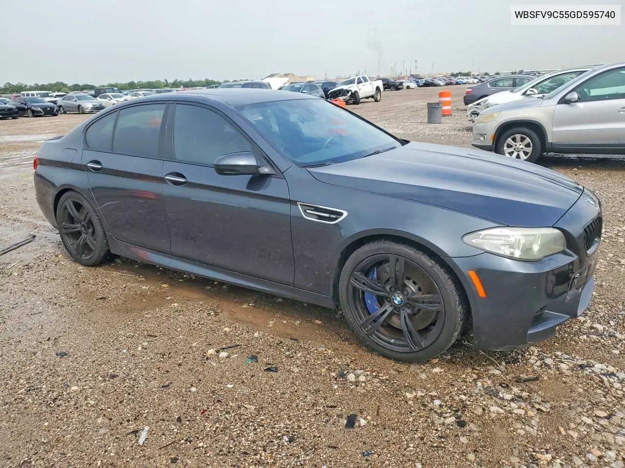 2016 BMW M5 VIN: WBSFV9C55GD595740 Lot: 60827926