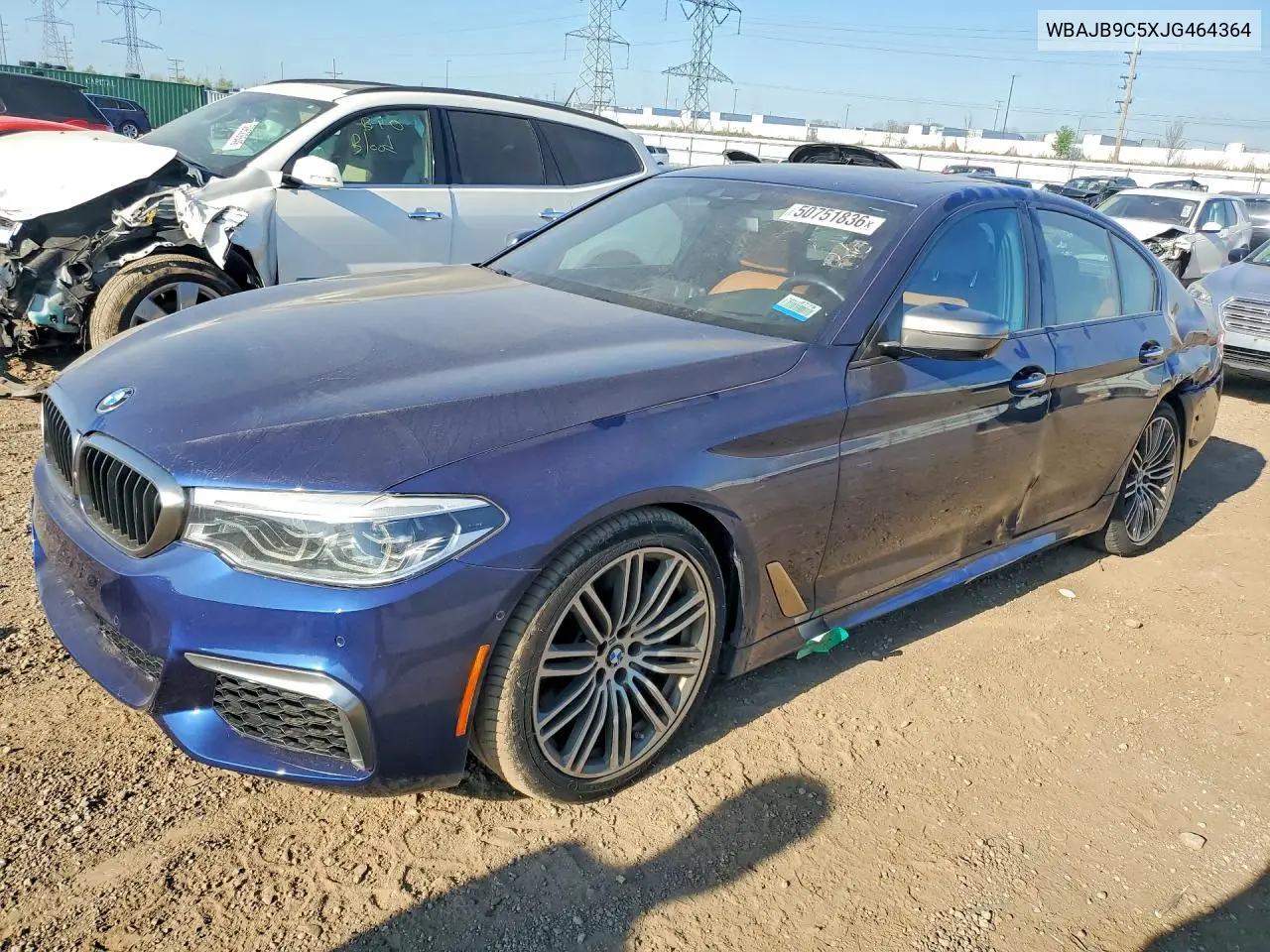 2018 BMW M550Xi VIN: WBAJB9C5XJG464364 Lot: 50751836