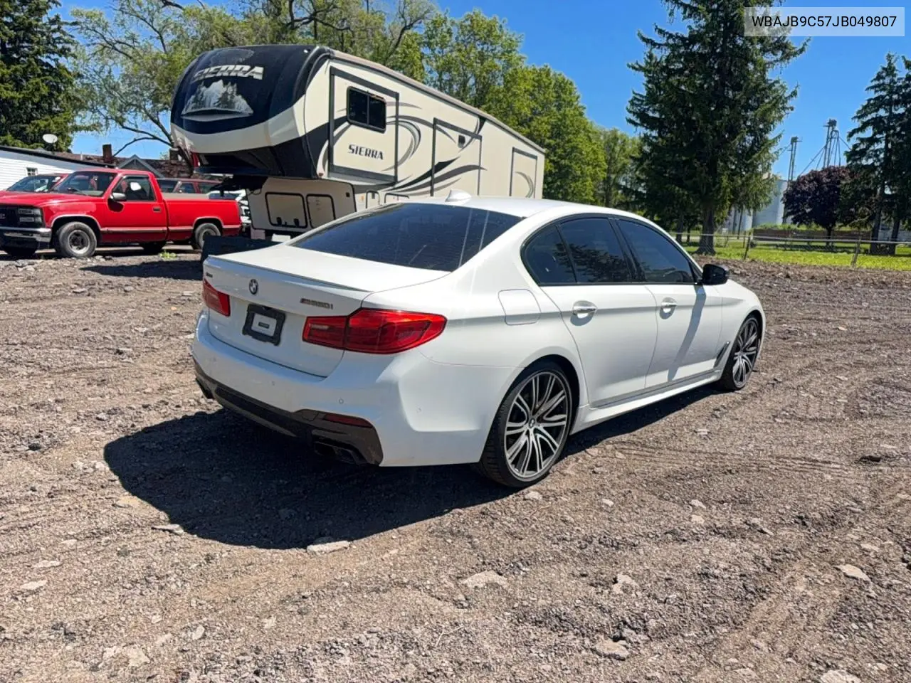 2018 BMW M550Xi VIN: WBAJB9C57JB049807 Lot: 53929976