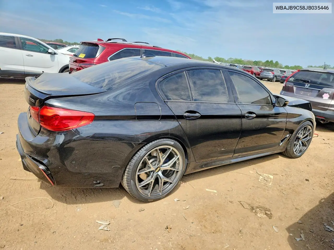 2018 BMW M550Xi VIN: WBAJB9C58JB035446 Lot: 54143036