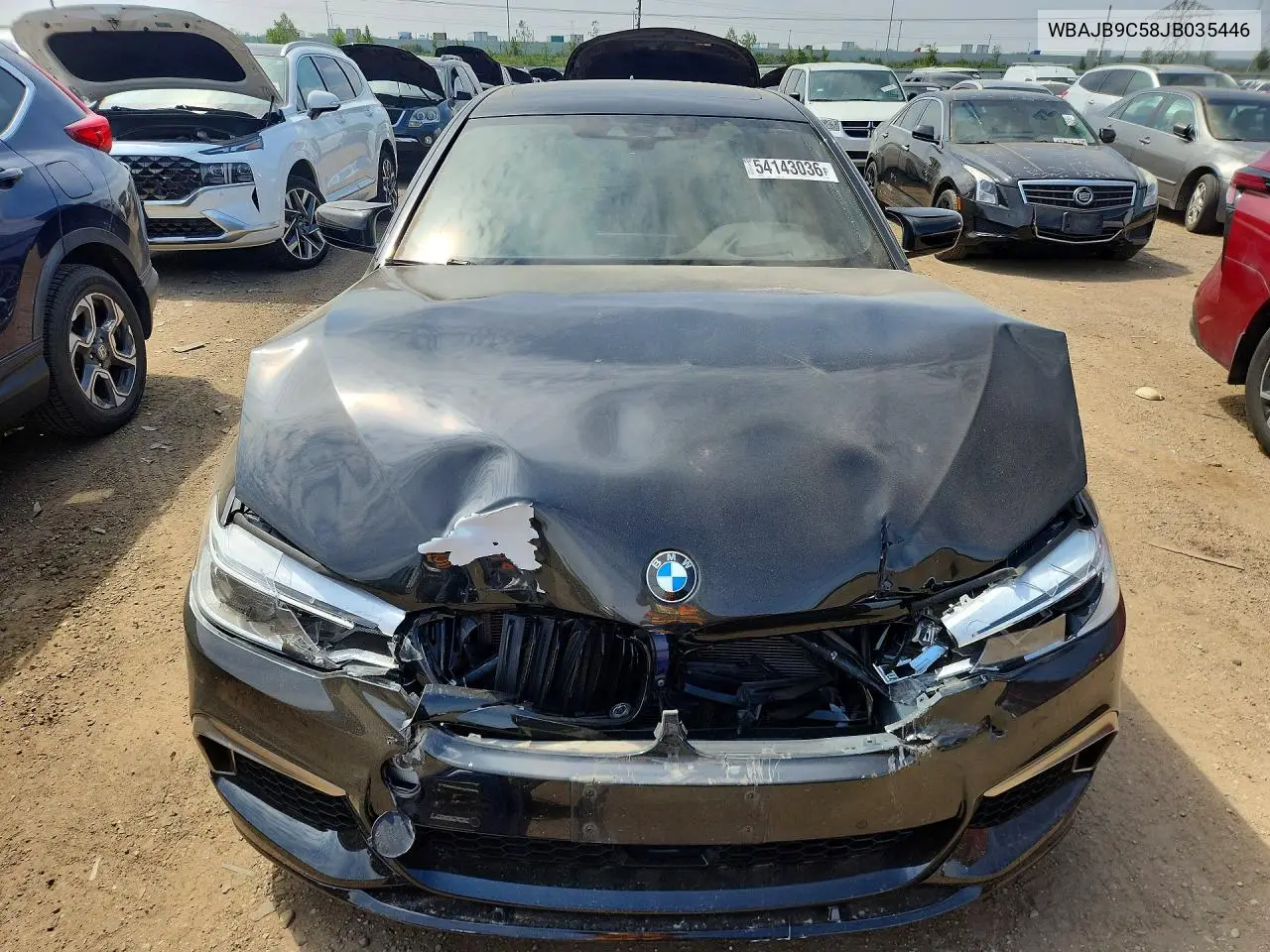 2018 BMW M550Xi VIN: WBAJB9C58JB035446 Lot: 54143036