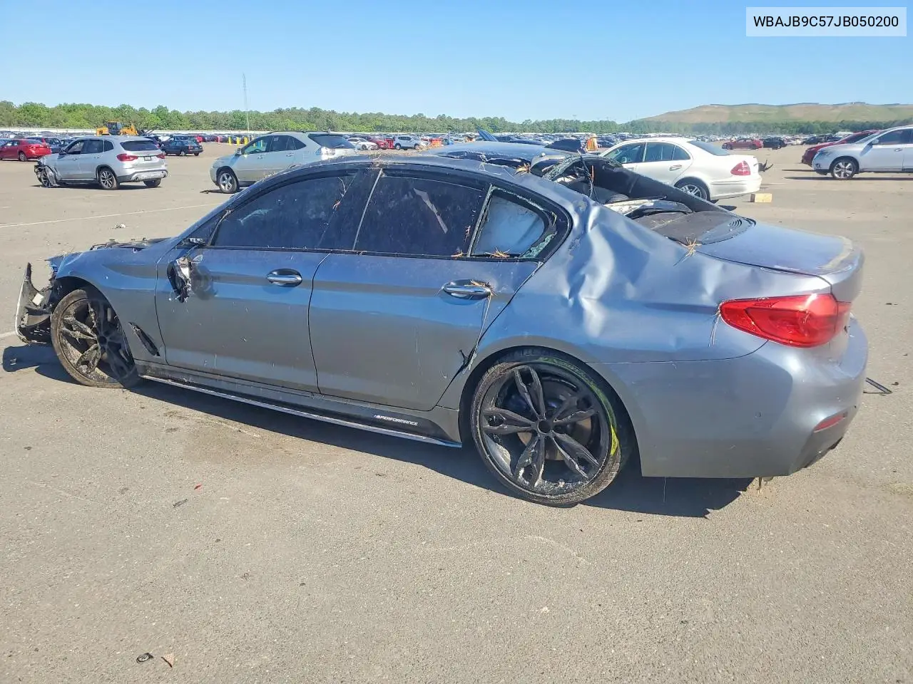 2018 BMW M550Xi VIN: WBAJB9C57JB050200 Lot: 55216196