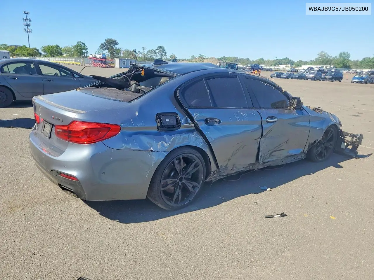 2018 BMW M550Xi VIN: WBAJB9C57JB050200 Lot: 55216196