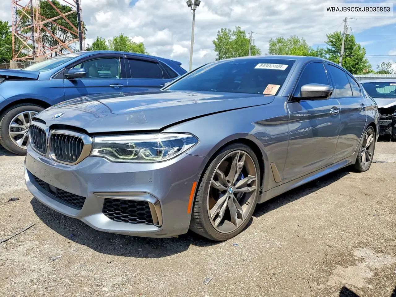 2018 BMW M550Xi VIN: WBAJB9C5XJB035853 Lot: 56502486